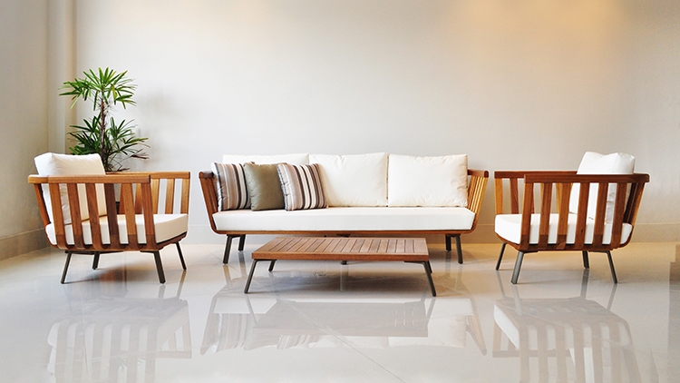Conjunto com sofá, poltronas e mesa de apoio central Milão - Alumax - Alumax Móveis