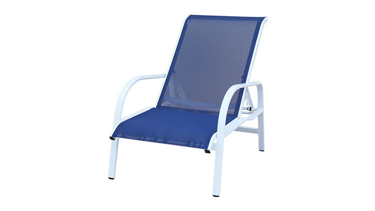 Mini Chaise Orbit em tela sling - Alumax - Alumax Móveis