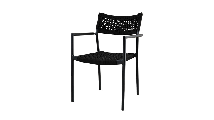 Cadeira com braço em fibra sintética Dijon - Alumax - Alumax Móveis