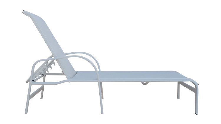 Espreguiçadeira reta em tela sling Orbit - Alumax - Alumax Móveis