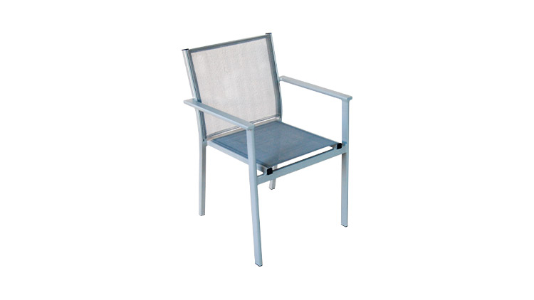 Cadeira Summer (tela sling, com braço)  - Alumax Móveis