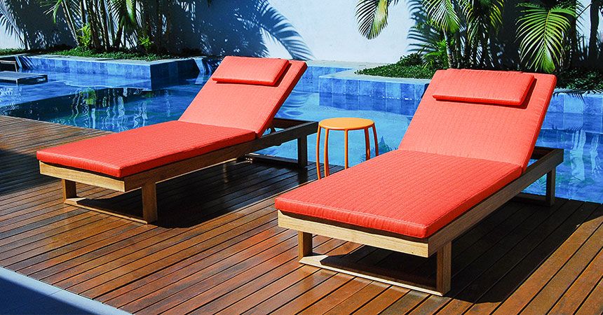 Móveis personalizados para área externa