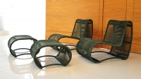 Chaise bipartida em corda Wave - Alumax  - Móveis Alumax