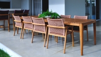 Conjunto de Cadeiras e Mesa de Madeira Líder - Alumax - Móveis Alumax